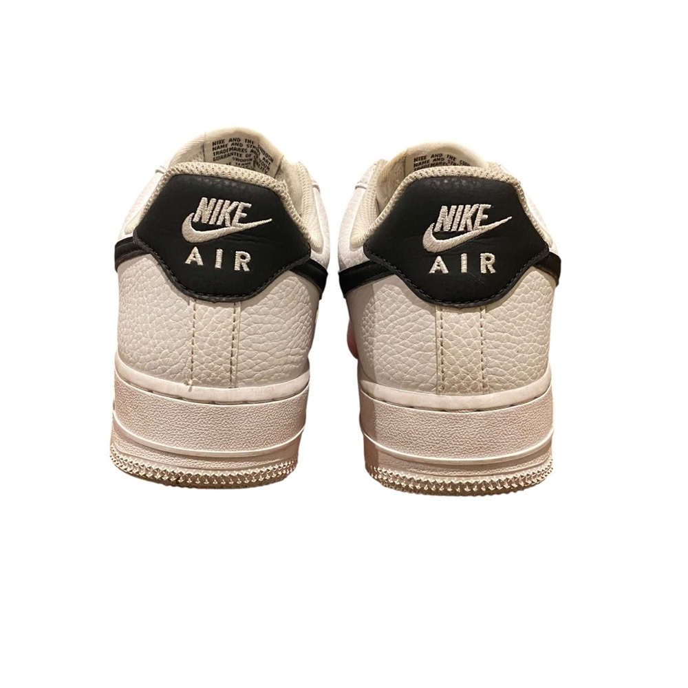 Nike Air Force 1 '07 Mens White Black CT2302-100 Athletic  Sneakers Size 6.5 - Picture 9 of 12